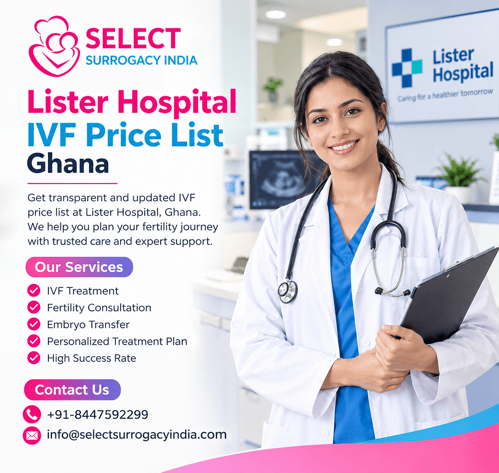 Lister Hospital IVF Price List Ghana